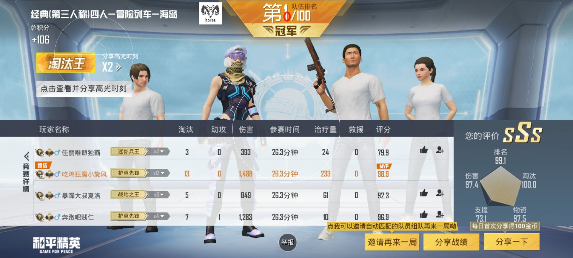和平精英正规卖挂平台【小笼包一体直装】午后